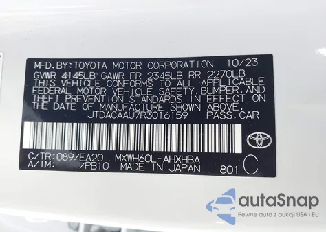 JTDACAAU7R3016159